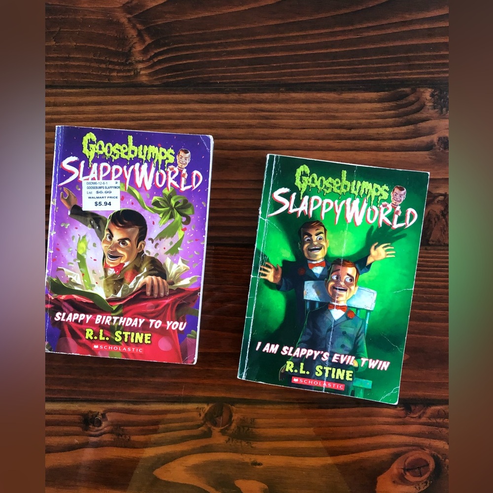 Goosebumps “Slappy Birthday to You” and “I am Slapp’ys Evil Twin” Book Set